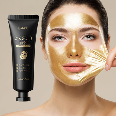 Gold Foil Snail Peel-Off Face Mask
