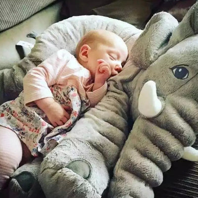 Elephant Plush Pillow with Blanket
