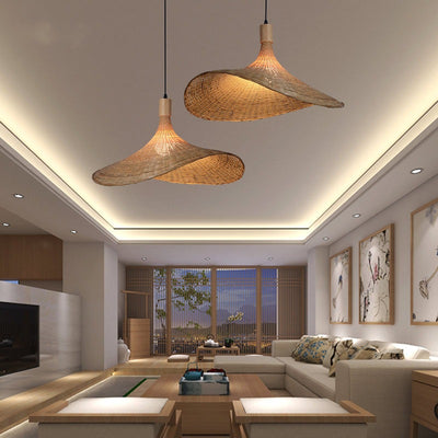 Japanese Style Bamboo Chandelier
