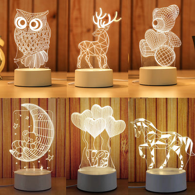 USB Acrylic Creative Night Light