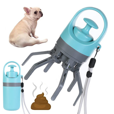 Portable Dog Poop Scooper with Bag Dispenser