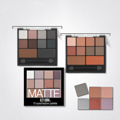10-Color Smoky Nude Eyeshadow Palette