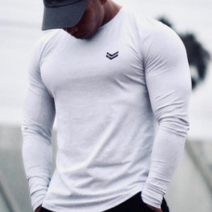Men’s Quick-Dry Long Sleeve Sports Shirt