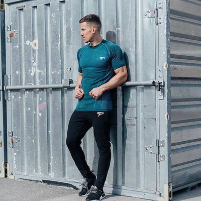 Men’s Cotton Quick-Dry Workout T-Shirt