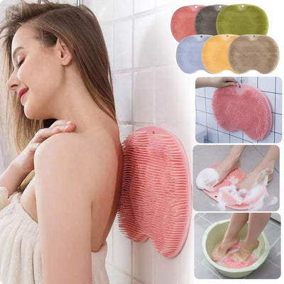Silicone Shower Foot Scrubber and Bath Brush