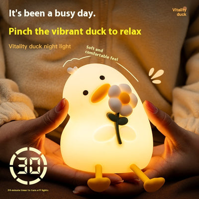 Flower Duck USB Bedside Night Light