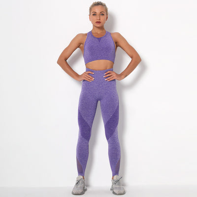 Quick-Dry Sports Bra and Pants Set