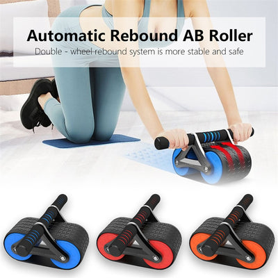 Double-Wheel Rebound Ab Roller