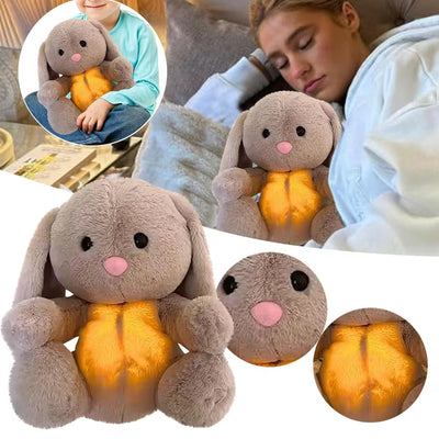 Breathing Sensory Plush Bunny Toy