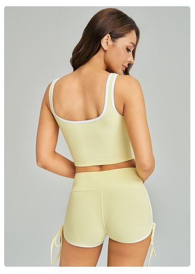Textured Ribbed Women’s Activewear Set