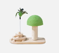 Solid Wood Cat Scratching Post Toy — image 4