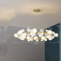 Modern Nordic Glass Chandelier — image 7