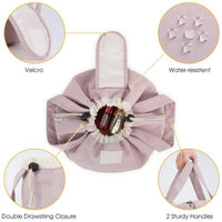 Drawstring Makeup Organizer Bag — image 6