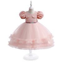Girls Halloween Puff Sleeve Dress — image 8