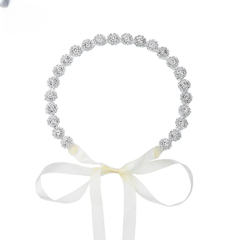 Rhinestone Sunflower Bridal Hair Band — image 3