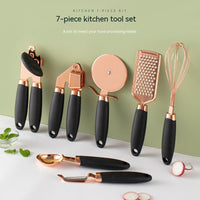 Rose Gold Stainless Steel Kitchen Tool Set — image 3