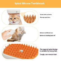 USB Rechargeable Pet Steam Grooming Brush — image 7