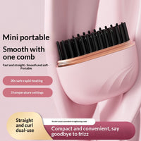 Mini USB Rechargeable Hair Straightener Comb — image 2