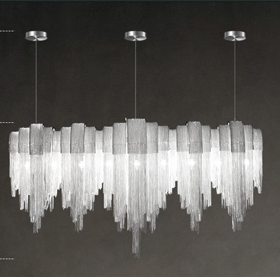 Tassel Aluminum Chain LED Chandelier — image 3
