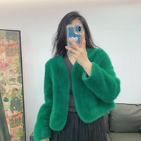 Short Faux Fur Jacket — image 4