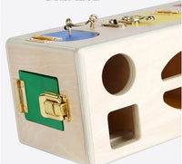 Wooden Shape Lock Learning Box — image 3