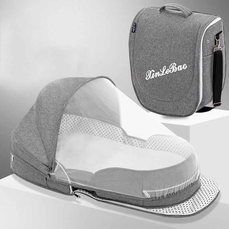 Portable Folding Baby Crib Bag