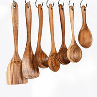 Teak Wood Cooking Utensil Set — image 3