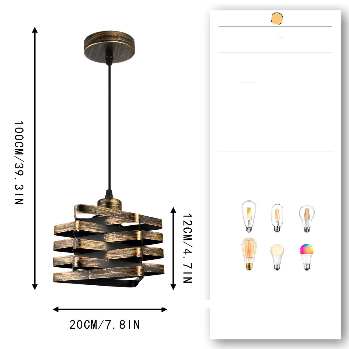 Vintage Iron Bedroom Chandelier — image 4