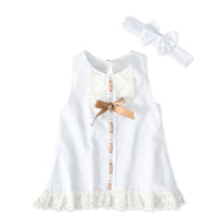 Girls Sleeveless Bow Dress — image 6