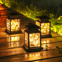 Solar LED Candle Wind Lamp