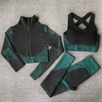 Women’s Zip Yoga Gym Set — image 5
