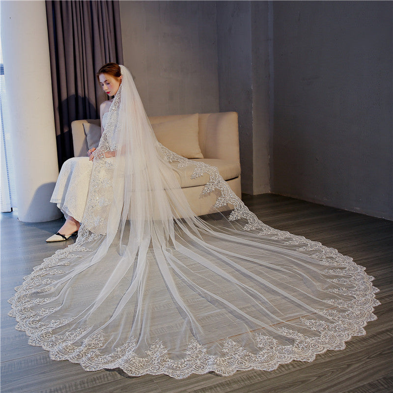 Long Nylon Bridal Veil