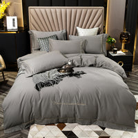 Cotton Brushed Four-Piece Bedding Set — image 7