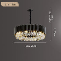Black Crystal Chandelier — image 7