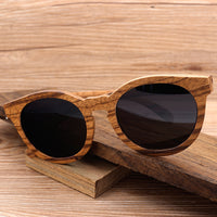 Wooden Frame Men's Sunglasses — image 4