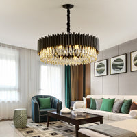 Black Crystal Chandelier — image 3