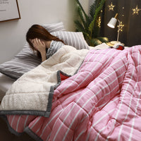 Thick Coral Fleece Throw Blanket — image 8