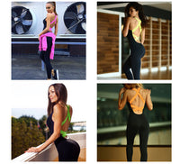 Women’s Backless One-Piece Workout Suit — image 3