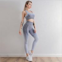 Gradient Sports Bra and Leggings Set — image 5
