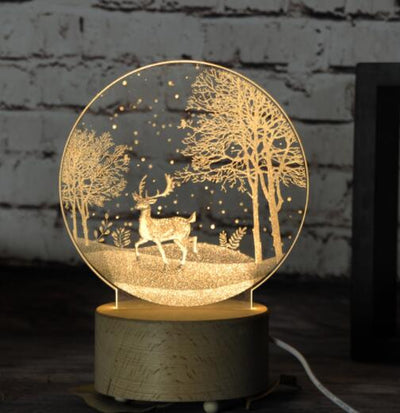 Jellyfish LED Touch Night Light