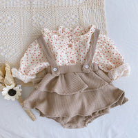 Pleated Cotton Baby Girl Romper — image 5