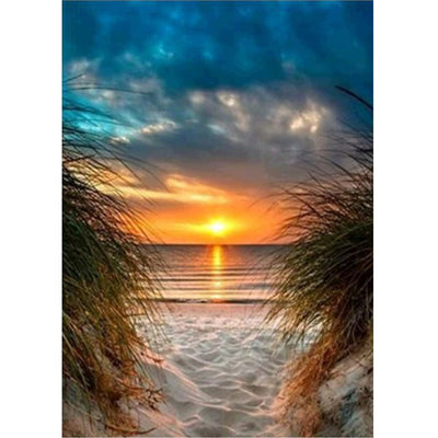 Sunset Seascape Diamond Painting Kit