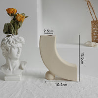 Matte Ceramic Vase for Dried Flowers — image 4