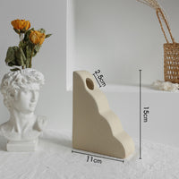 Matte Ceramic Vase for Dried Flowers — image 5