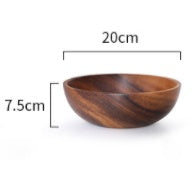 Natural Wooden Salad Bowl — image 8