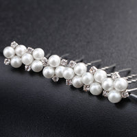 Pearl Rhinestone Bridal Hairpin — image 5