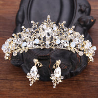 Pink Crystal Bridal Crown — image 5