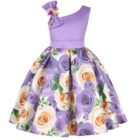 Girls Digital Print Princess Dress — image 8