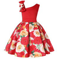 Girls Digital Print Princess Dress — image 2