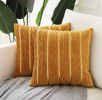 Striped Velvet 45cm Pillow Cover — image 3